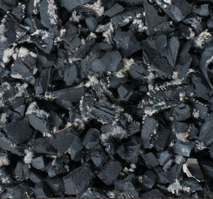 Playground Rubber Mulch | Unpainted Black