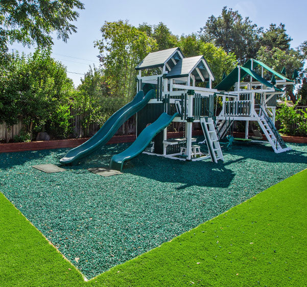 Playground Rubber Mulch Green - Main Image