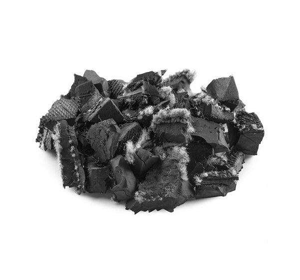 Playground Rubber Mulch | Unpainted Black